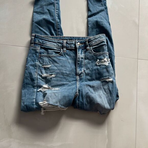 American Eagle Next Level Distressed Jeans - Picture 1 of 8
